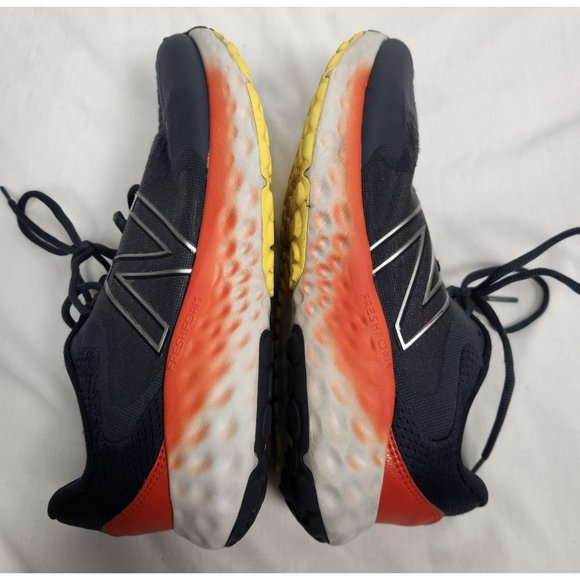 New Balance Men\'s Sz. 9 Fresh Foam EVOZ  Navy/Orange MEVOZLR Running Shoes